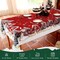 Christmas Tablecloth Red Tablecloth 60x84 Inch fit for Christmas Rectangle Tablecloth Decor Festive Party Waterproof Tablecloth Christmas Decorations Christmas Table Runner (Snowman)